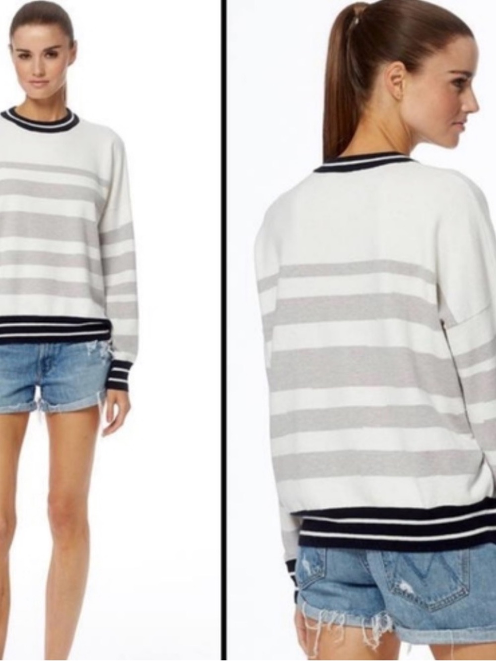 360 Cashmere Crewneck Sweater, Women’s Size Medium